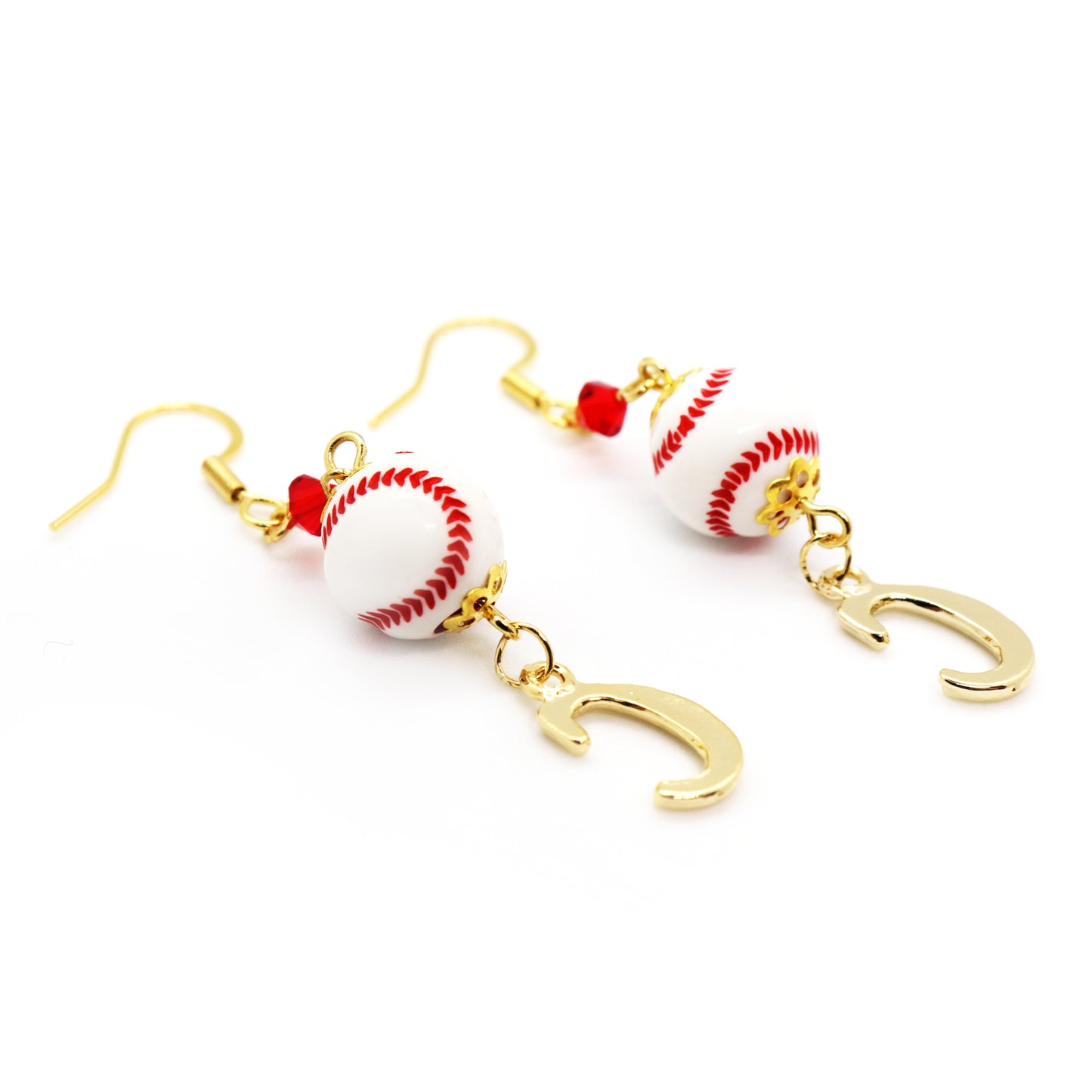 野球ボールピアス